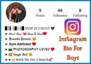 Instagram Bio for Boys